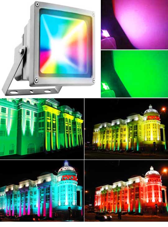 Прожектор RGB 20Вт